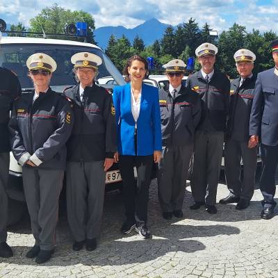 Ehrenvoller "Einsatz" für die Traditionsgendarmen aus Kärnten und Salzburg