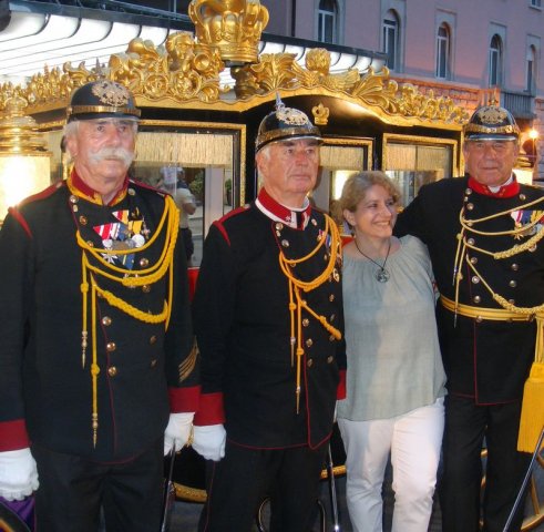 „Denkmalschutz“ durch  Kärntner Traditionsgendarmen in Opatija