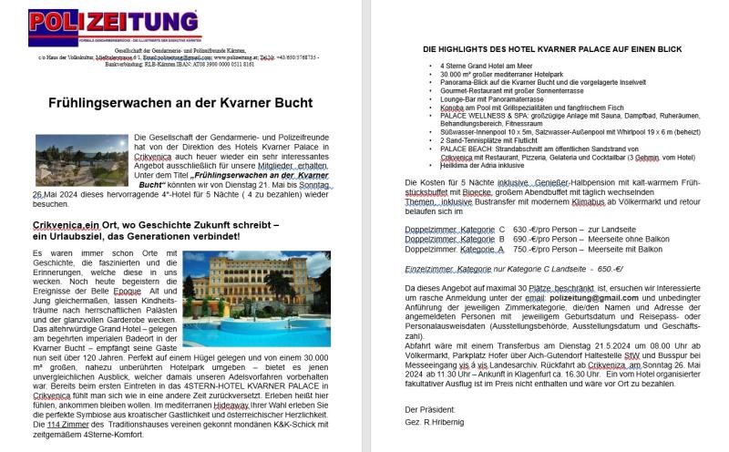 Frühling an der Kvarner Bucht