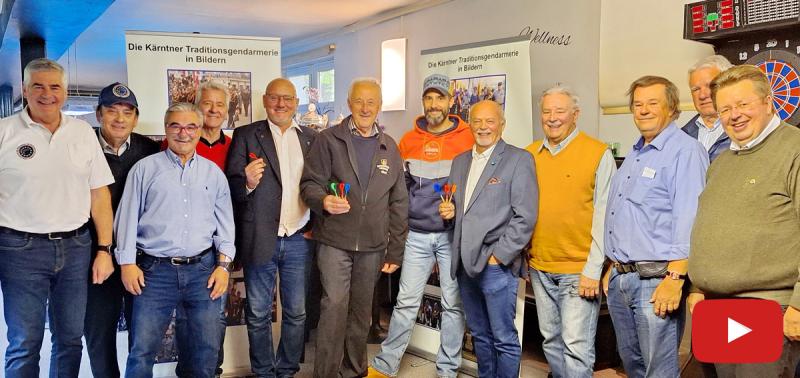 Premiere im Cafe Meran: Dart-Benefiz-Challenge der Gendarmeriefreunde